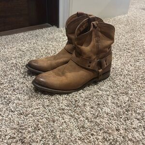 Frye Brown Leather Women's Boots